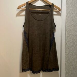 We The Free Green Top